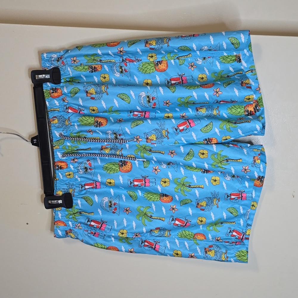 Boardies Men's Swim Trunks Mulga Colab Koala Blue Tropical Beach Summer Resort